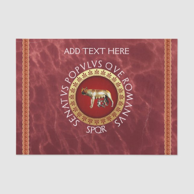 Papel De Seda Romano (Anverso)