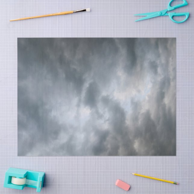 Papel De Seda Rompiendo nubes de tormenta (Artesanía)