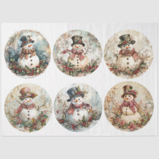 Papel De Seda Rondas de montaña de bola de nieve