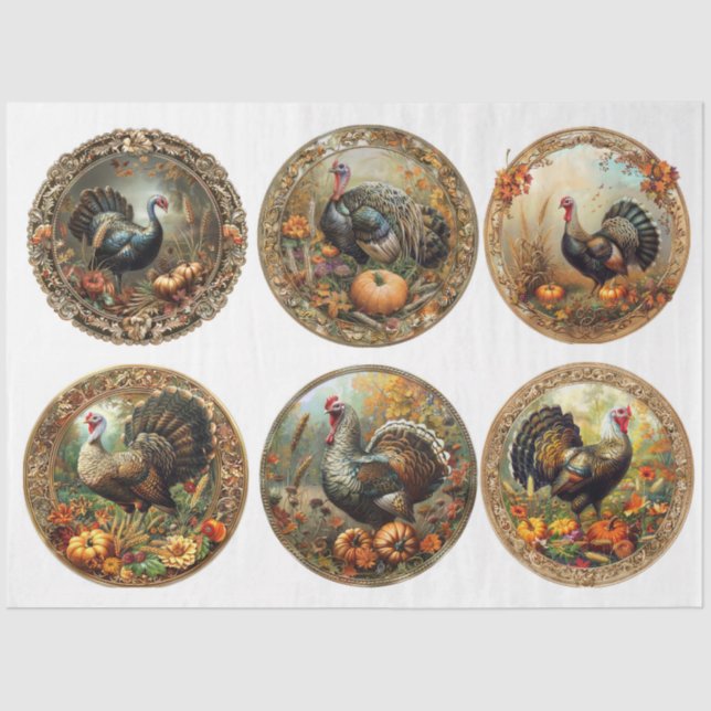 Papel De Seda Rondas turcas (Anverso)