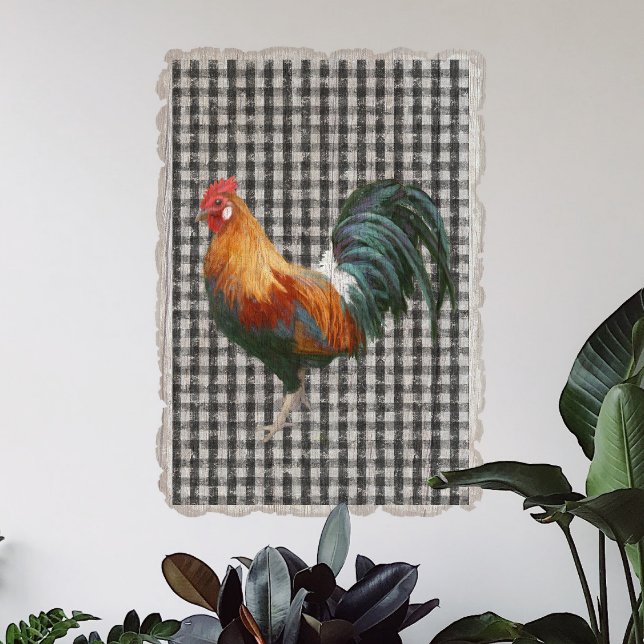 Papel De Seda Rooster de granjas Bolsa negra de búfalo blanco (Subido por el creador)