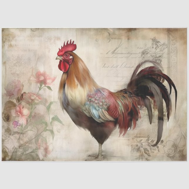 Papel De Seda Rooster two (Anverso)