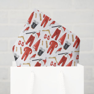 Papel De Seda Ropa caprichosa de Papá Noel Regalo de Navidad