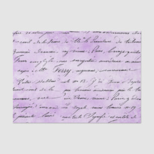 PAPEL DE SEDA ROPA CON ESCRITURA DE MANO NEGRA