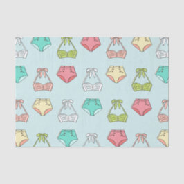 Papel De Seda Ropa interior Traje de baño de verano para ducha