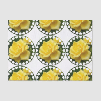 Papel De Seda Rosa amarillo de Tejas