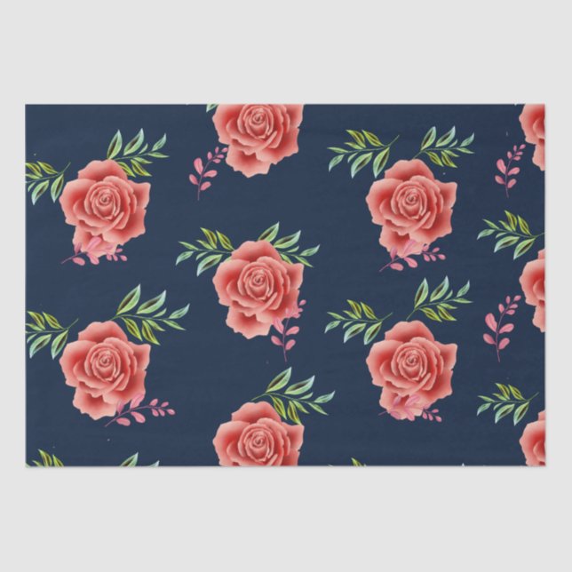 Papel De Seda Rosa Boda (Anverso)