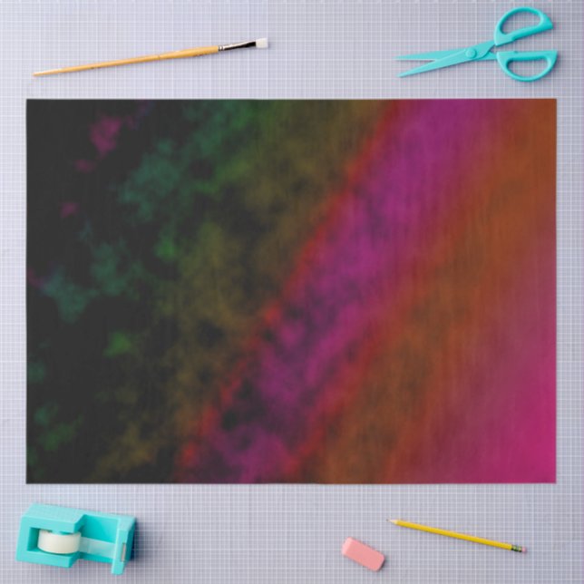 Papel De Seda Rosa Brasa Desvanecer (Artesanía)