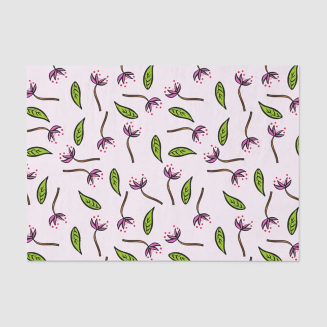 Papel De Seda Rosa como costilla B (Anverso)