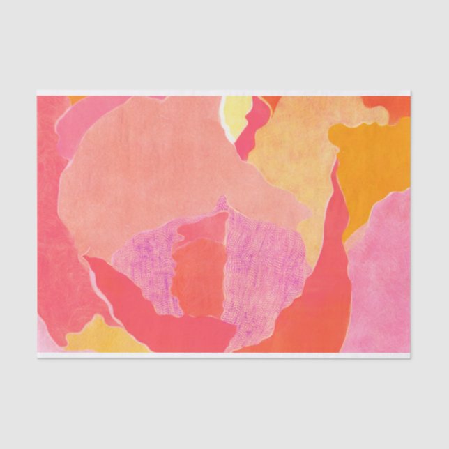 Papel De Seda Rosa de col IV (Anverso)