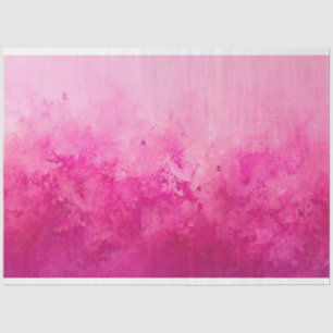 Papel De Seda Rosa de gradiente sólido vibrante