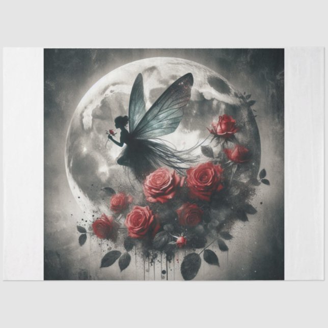 Papel De Seda Rosa de hadas (Anverso)