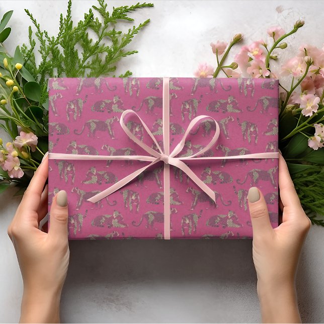 Papel De Seda Rosa de Leopardo salvaje (Subido por el creador)