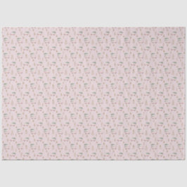 Papel de seda rosa de Navidad