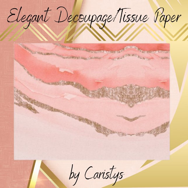 Papel De Seda Rosa De Oro De Mármol Faux, Desnudo, Artesanía (Subido por el creador)