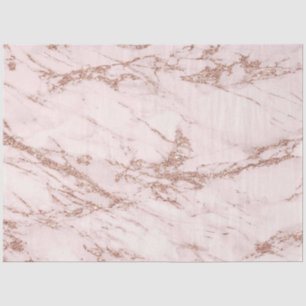 Papel De Seda Rosa de Rubor Purpurina rosa Marble Moderno