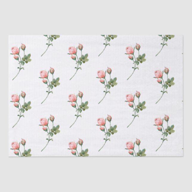 Papel De Seda Rosa de rubor rosa Empaquetado para pequeñas empre (Anverso)