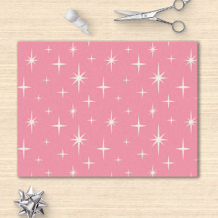 Papel De Seda Rosa de Starburst Atómico