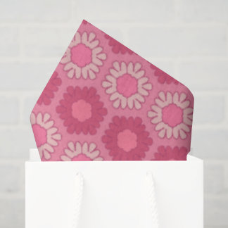 Papel de seda rosa desolado Y2K Floral Western Vaq