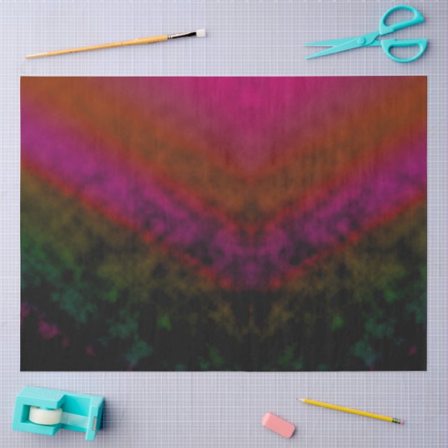 Papel De Seda Rosa desvanecimiento de brasa (Artesanía)