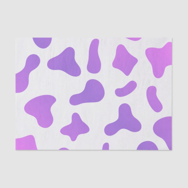 Papel De Seda Rosa Girlie Cow (Anverso)