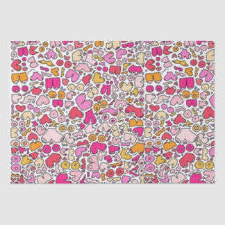 Papel De Seda rosa gracioso