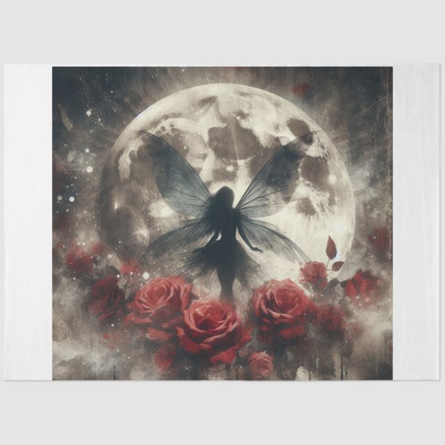 Papel De Seda Rosa Hada (Anverso)