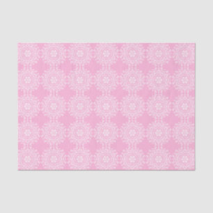 Papel De Seda Rosa Mandala