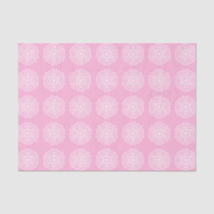 Papel De Seda Rosa Mandala