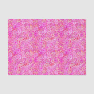 Papel De Seda rosa, melocotón, orquídea y flores de coral