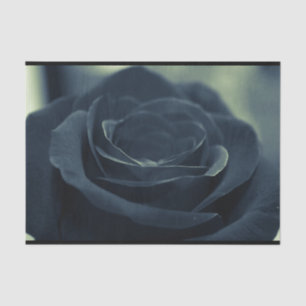Papel De Seda Rosa negro Flor oscura Vibe gótico oscuro