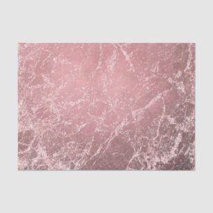 Papel De Seda Rosa Oro Rosa Moderno Moda Glam Marble