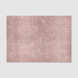 Papel De Seda Rosa Oro Rubor Purpurina de polvo metálico Spark S