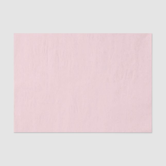 Papel de seda rosa pálido clásico para envolver re (Anverso)