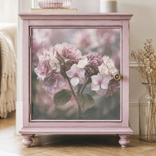 Papel De Seda Rosa Polvorienta Botánica Vintage Decoupage de Hor