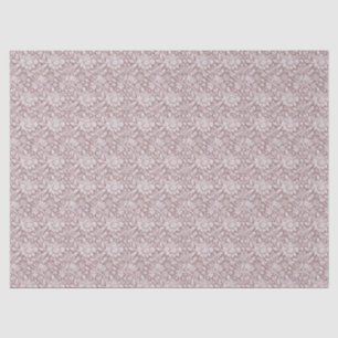 Papel De Seda Rosa polvoriento floral vintage