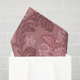 Papel De Seda Rosa Polvoriento Rosa Suave Burdeos Elegante Damas