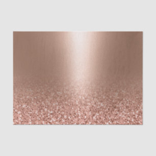 Papel De Seda Rosa Purpurina Rosa Faux Gold