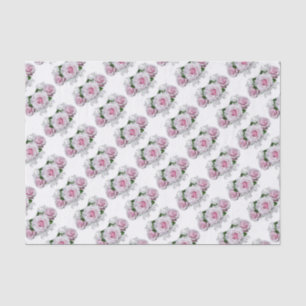 Papel De Seda Rosa Rosa Rosa Bouquet