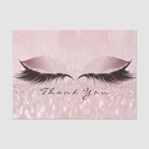 Papel De Seda Rosa Rosa Rosa Purpurina de oro gracias SPA Ojos l