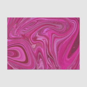 Papel De Seda Rosa Rosa Swirls