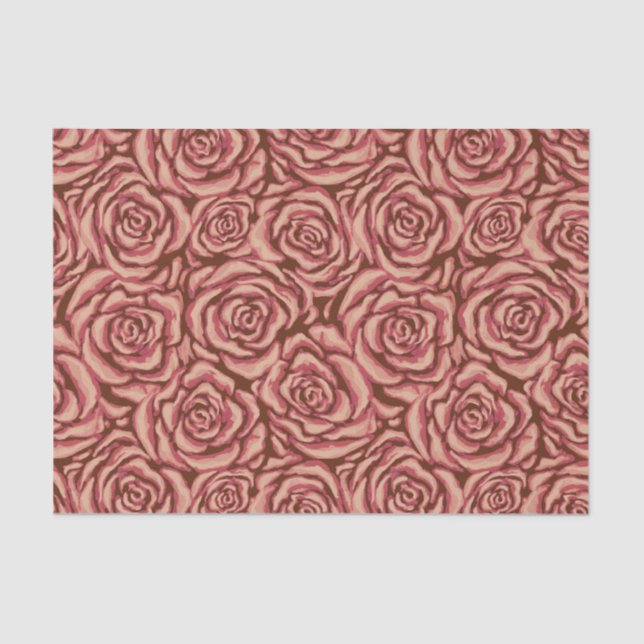 Papel De Seda Rosa Rubor (Anverso)