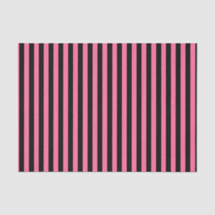 Papel De Seda Rosa vertical y rayas negras