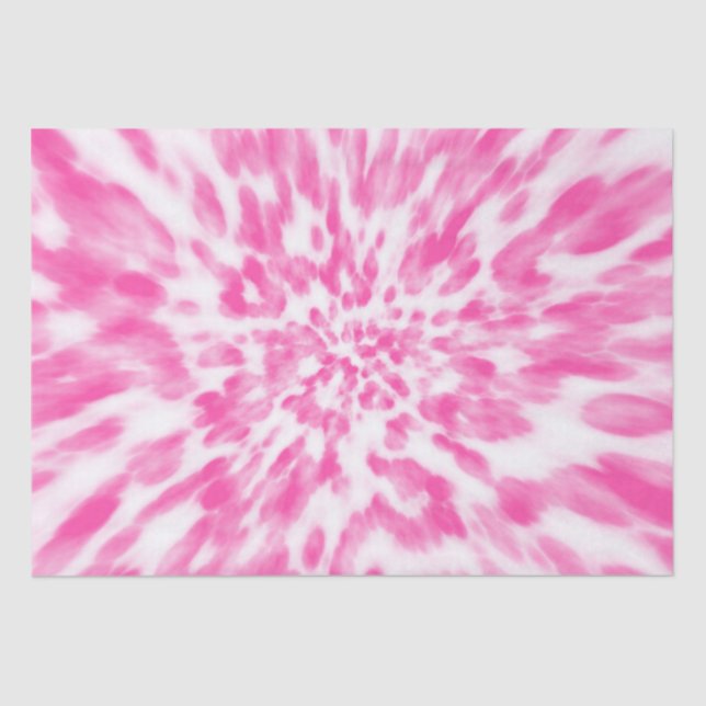 Papel De Seda rosa y blanco tintado (Anverso)