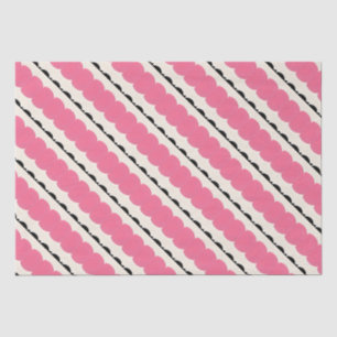 Papel De Seda Rosa y negro