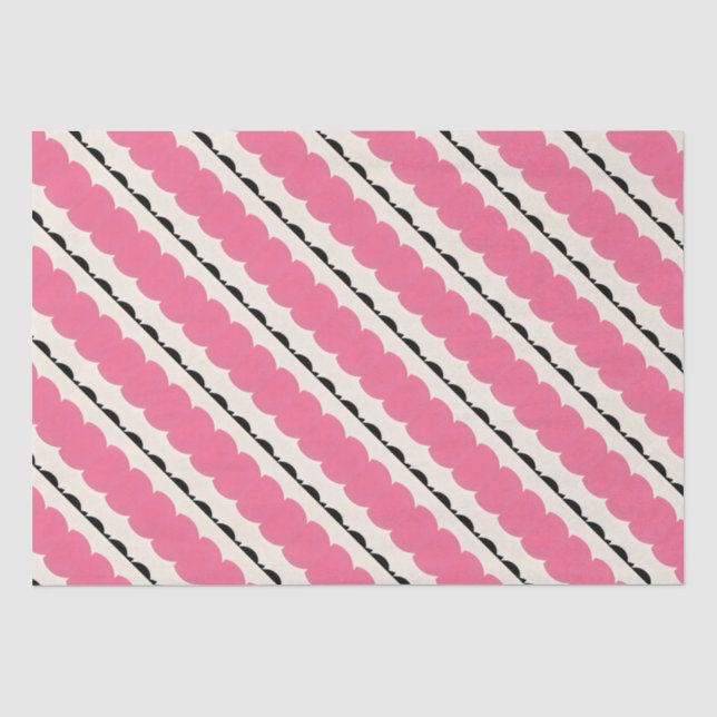 Papel De Seda Rosa y negro (Anverso)