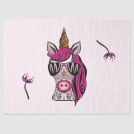 Papel De Seda Rosado como coro
