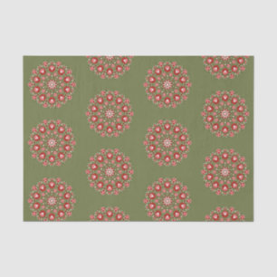 Papel De Seda Rosanemalizado verde oliva