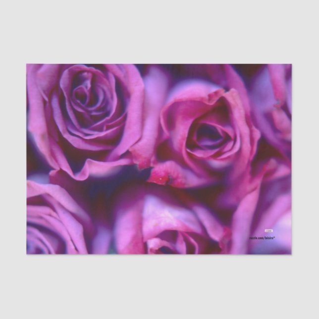 Papel De Seda Rosas (Anverso)