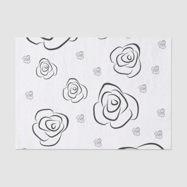 Papel De Seda Rosas (Anverso)